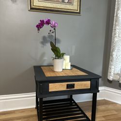 End Table Solid Wood 