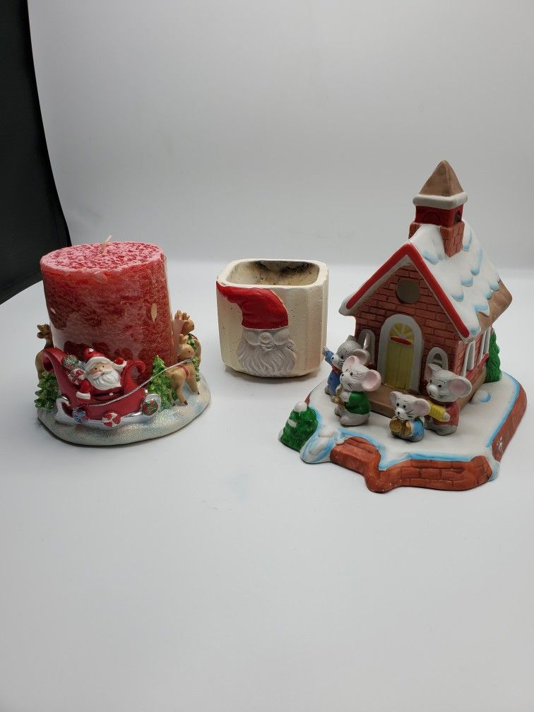 Assorted Holiday Candle Holders