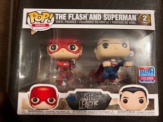 Funko Pop Justice League Flash & Superman 2-Pack
