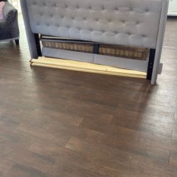 King Bed Frame - Grey