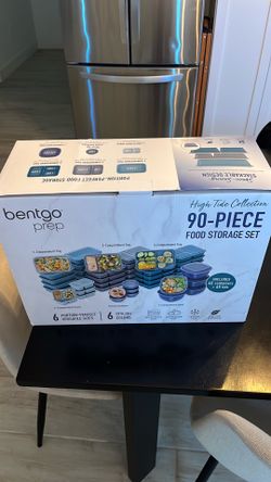 90 piece food storage containers