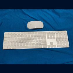 Apple Wireless Keyboard 2 A1843 with Magic Mouse 2 A1657 Bluetooth
