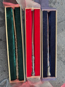 Harry Potter Wizard Wand Replicas Set of 3