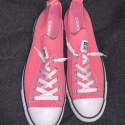 Pink Mesh Converse All Star Shoes 