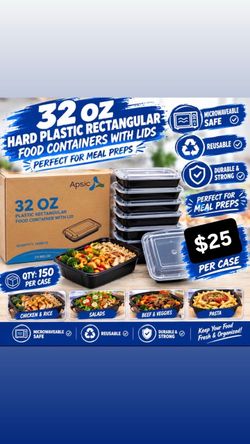 32 oz meal prep containers