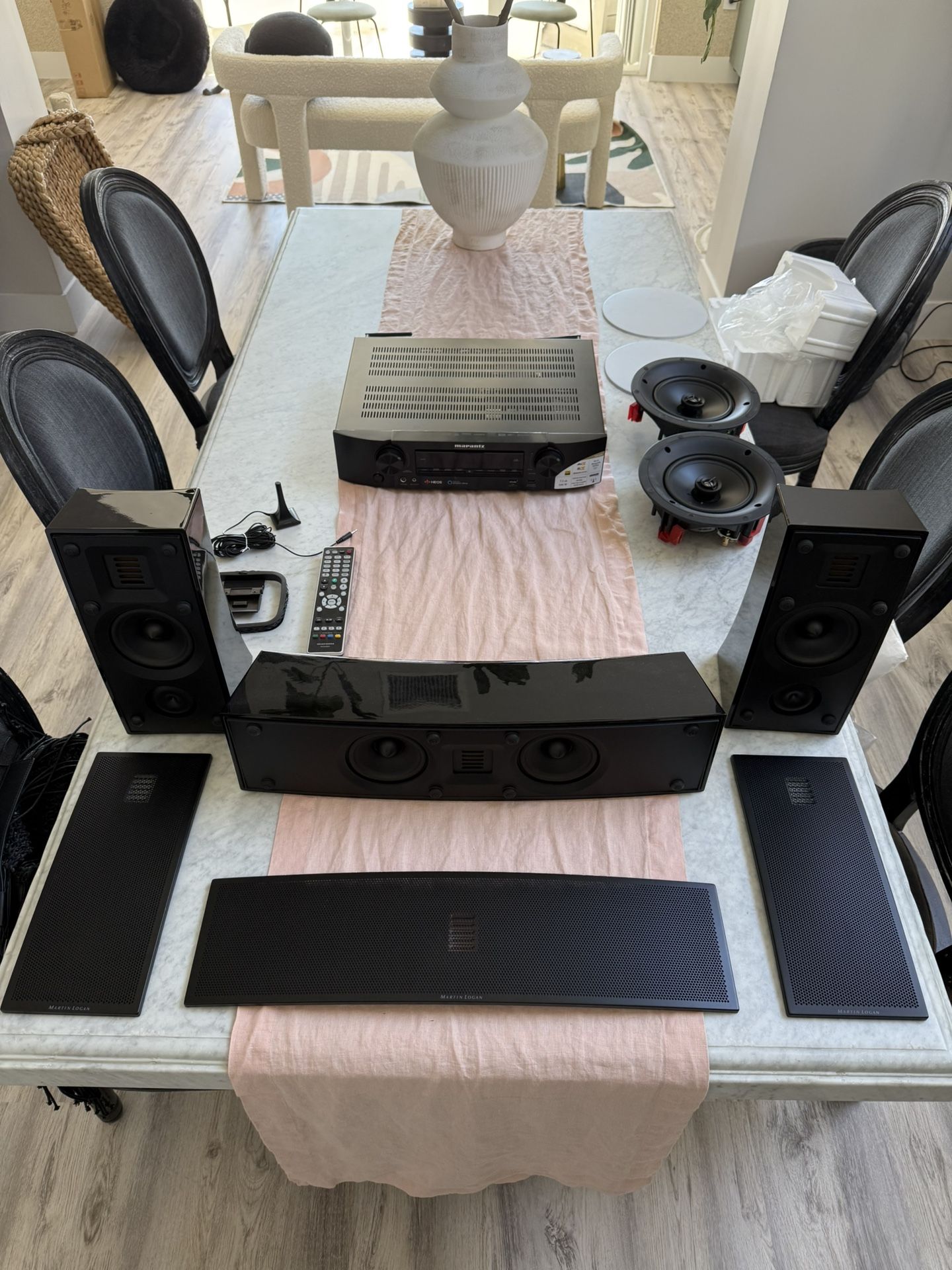 Complete Marantz And Martin Logan Home Theater System