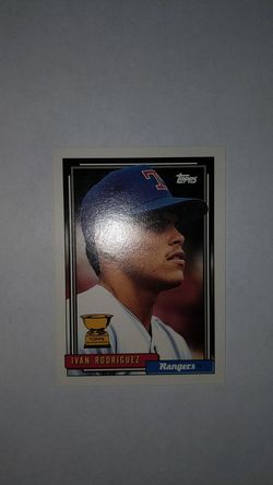 Ivan Rodriguez 1992 Topps