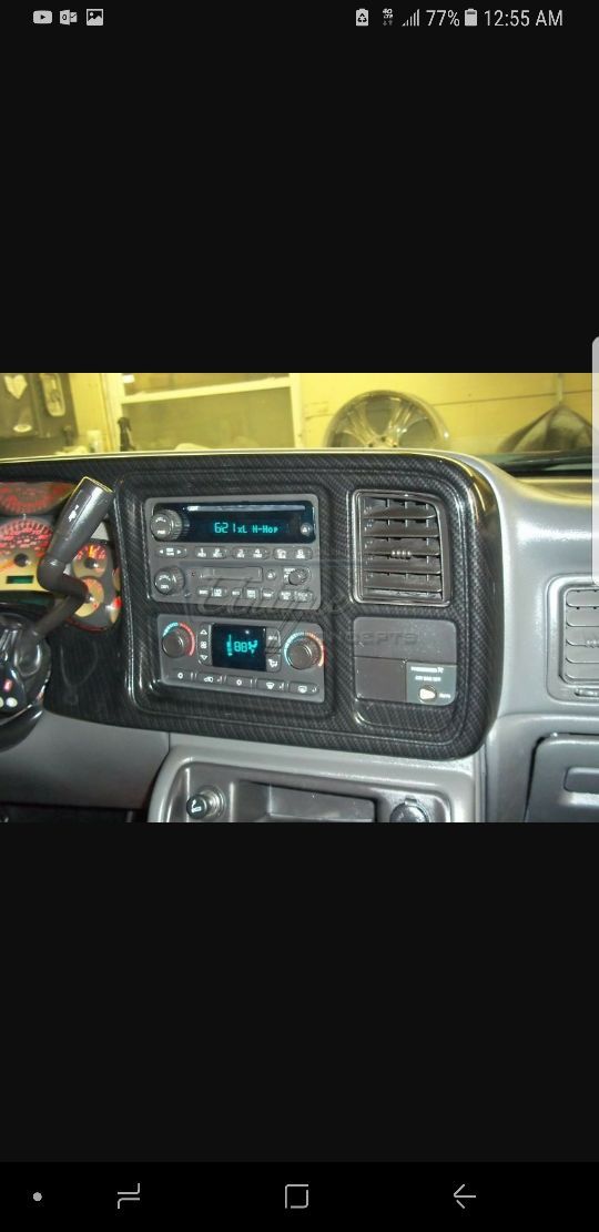 Silverado/Sierra Regency RST carbon fiber dash bezel