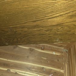 Antique Wooden Quilt Chest Lid Needs Hinges Replaced 