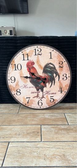 XFM Rooster Wall Clock 24 Inch