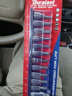 12 PC. Brake caliper bit Socket Set