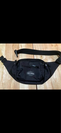 New Harley-Davidson Black Waist Bag Crossbody Bag