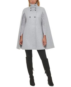 Calvin Klein Women’s Double Breasted Cape Coat