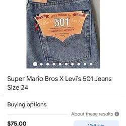 Limited Edition Super MARIO x LEVIS