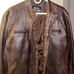 Mens  Leather Jacket