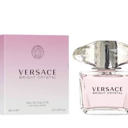 Versace Bright Crystal Eau De Toilette 3 Fl Oz (90ml) Brand New In Box