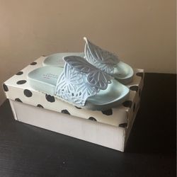 Kids Sophia Webster Butterfly Slide Sz 30
