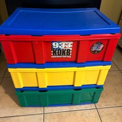 Plastic 3 drawer storage