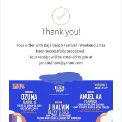 Baja Beach Fest Weekend 2 Pass
