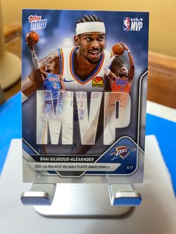 Shai Gilgeous-Alexander Topps Now NBA MVP Card