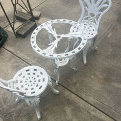1 Table And 2 Chairs 