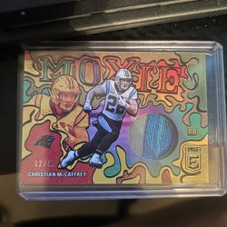 Christian Mccaffery Game Used Patch 12/49