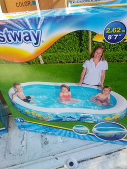 2,62M/8'7" Print Swimming Pool