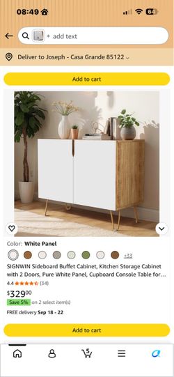 Sideboard buffet cabinet
