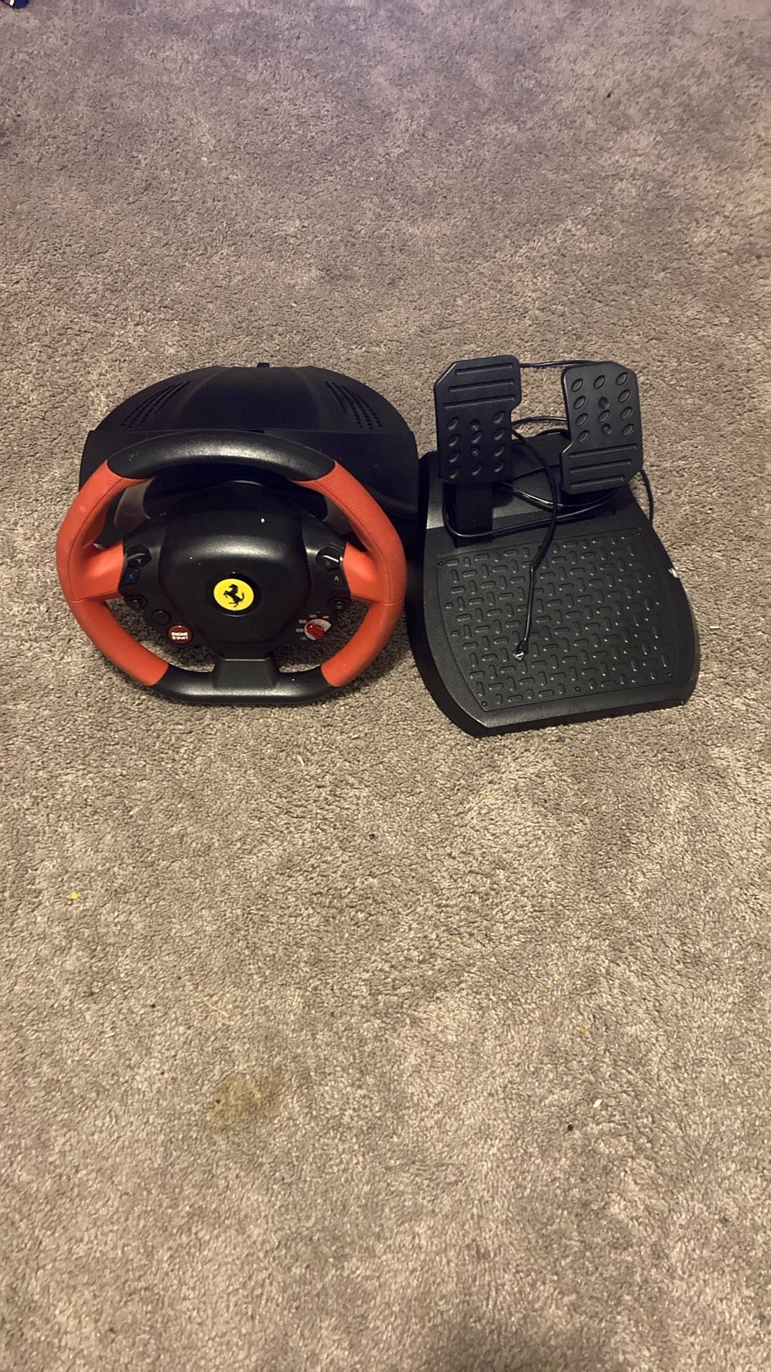 Steering Wheel And Pedals 