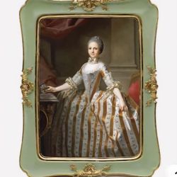 SYLVIA'S SHOP Vintage 5x7 Picture Frame, Antique Ornate Photo 5 x 7, Green