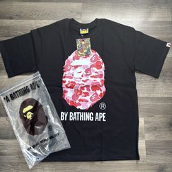 A Bathing ape shirt / Pink 