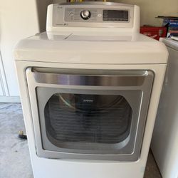 LG 7.3 cu. Ft Ultra Large Steam Dryer W/Easy Load Door