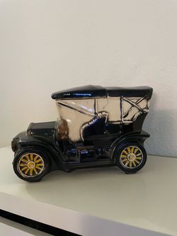 Ceramic Car Cookie Jar