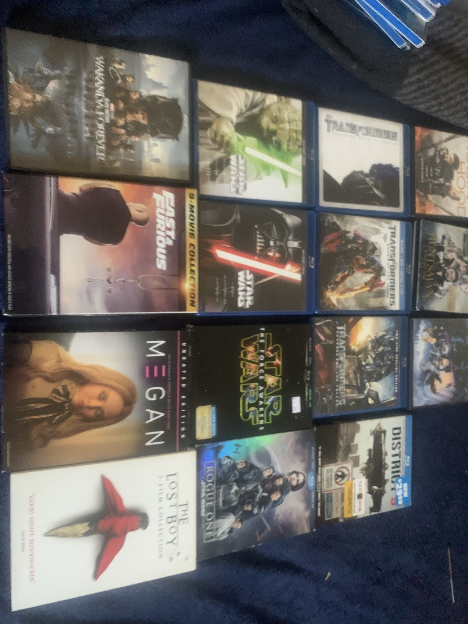 Selling Blu Ray Movies, Sets And Two 4k Movies