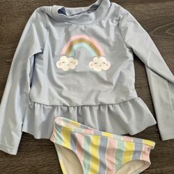 Carters Girls Bathing suit 5T 