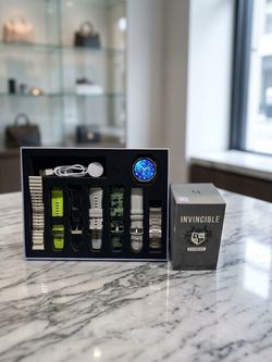 Smart Watch Gift Set with Multiple Interchangeable Bands + FREE PERFUME