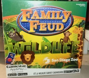 Family Feud Wildlife San Diego Zoo Board Game