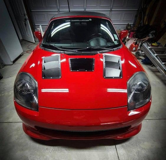 MR2 Spyder Hood & Trunk Aluminum Louvers/Vents
