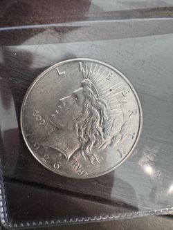 1926 silver peace dollar