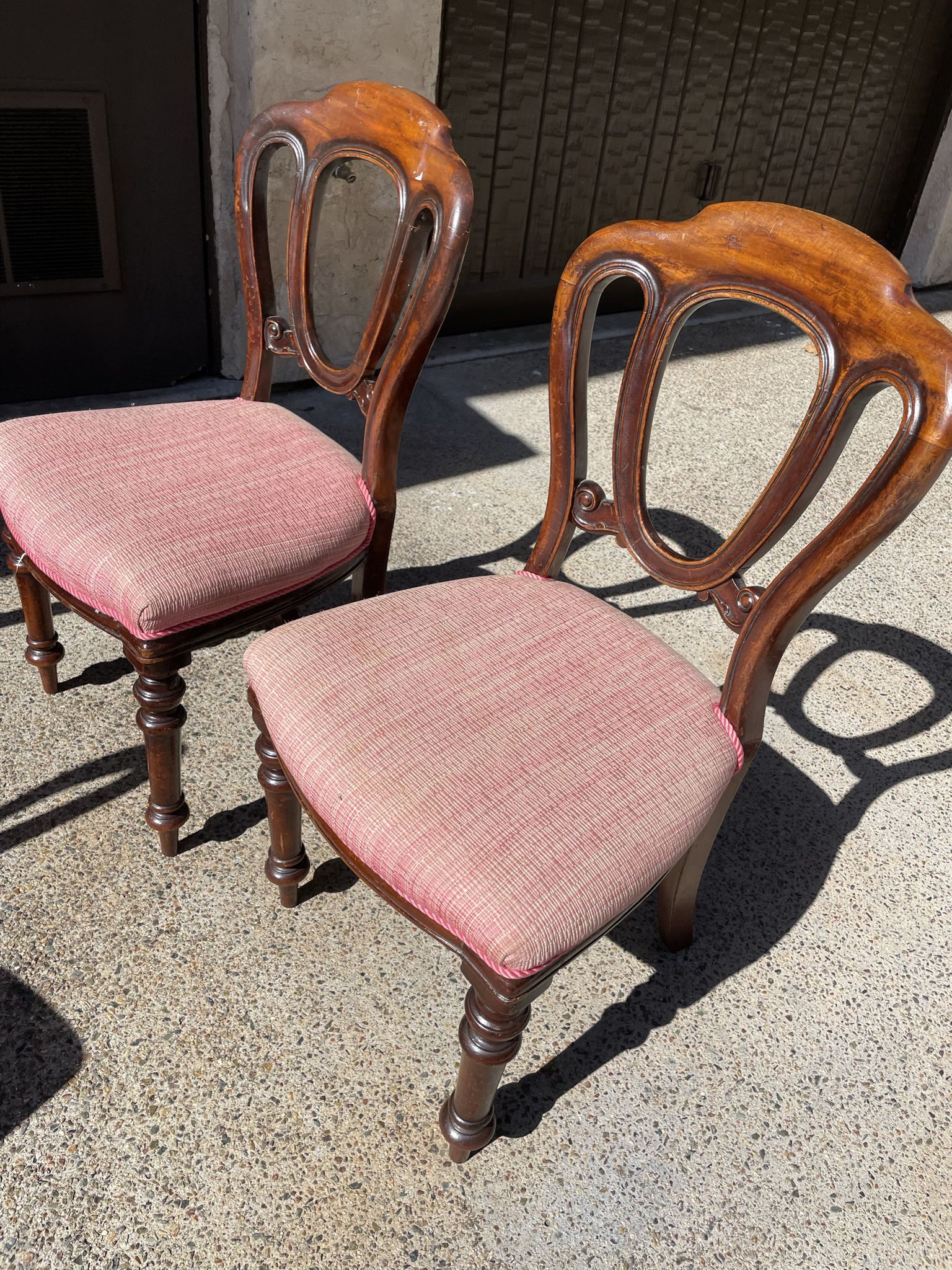 Beautiful Antique Pair Of Chairs. 92014