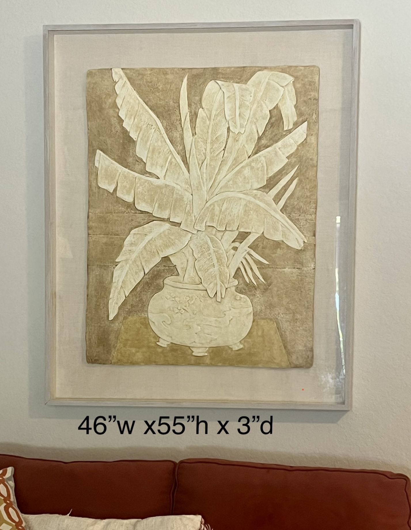 Tropical palm Wall Art - Framed Hanging Decor