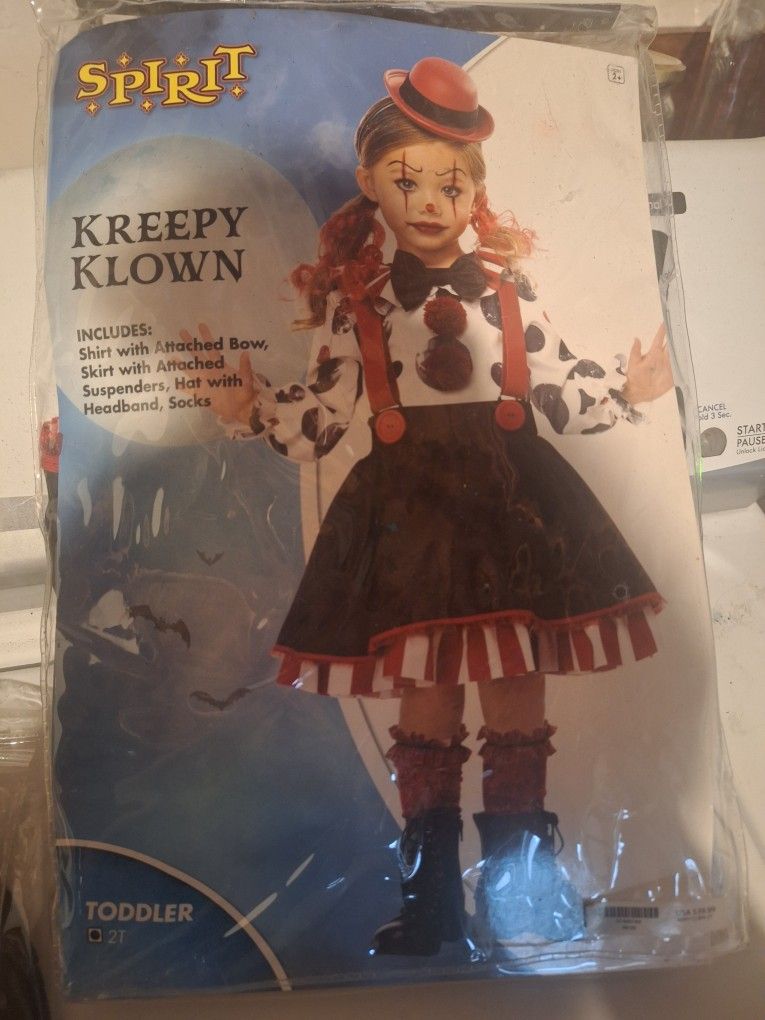 Halloween Costume 2t Like New ONLY Missing The Hat