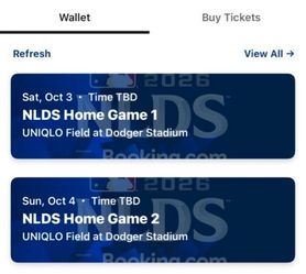 Dodgers vs Braves - NLDS Game 1 and 2