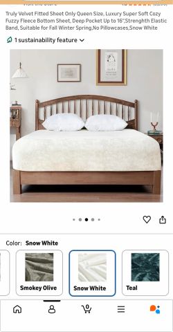 Snow White fitted sheet queen size