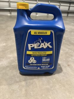 Peak 50/50 Prediluted Antifreeze+Coolant (Half Jug)