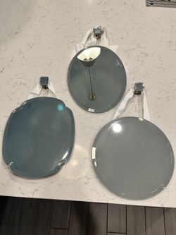 Set of 3 mirrors with ribbon