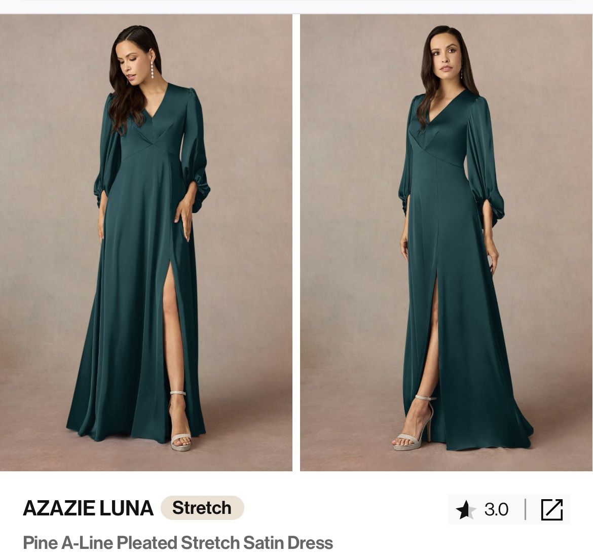Brand NEW Azazie Dress, Size 22-24
