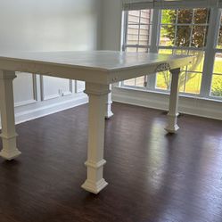 Tall Wood Dining Table