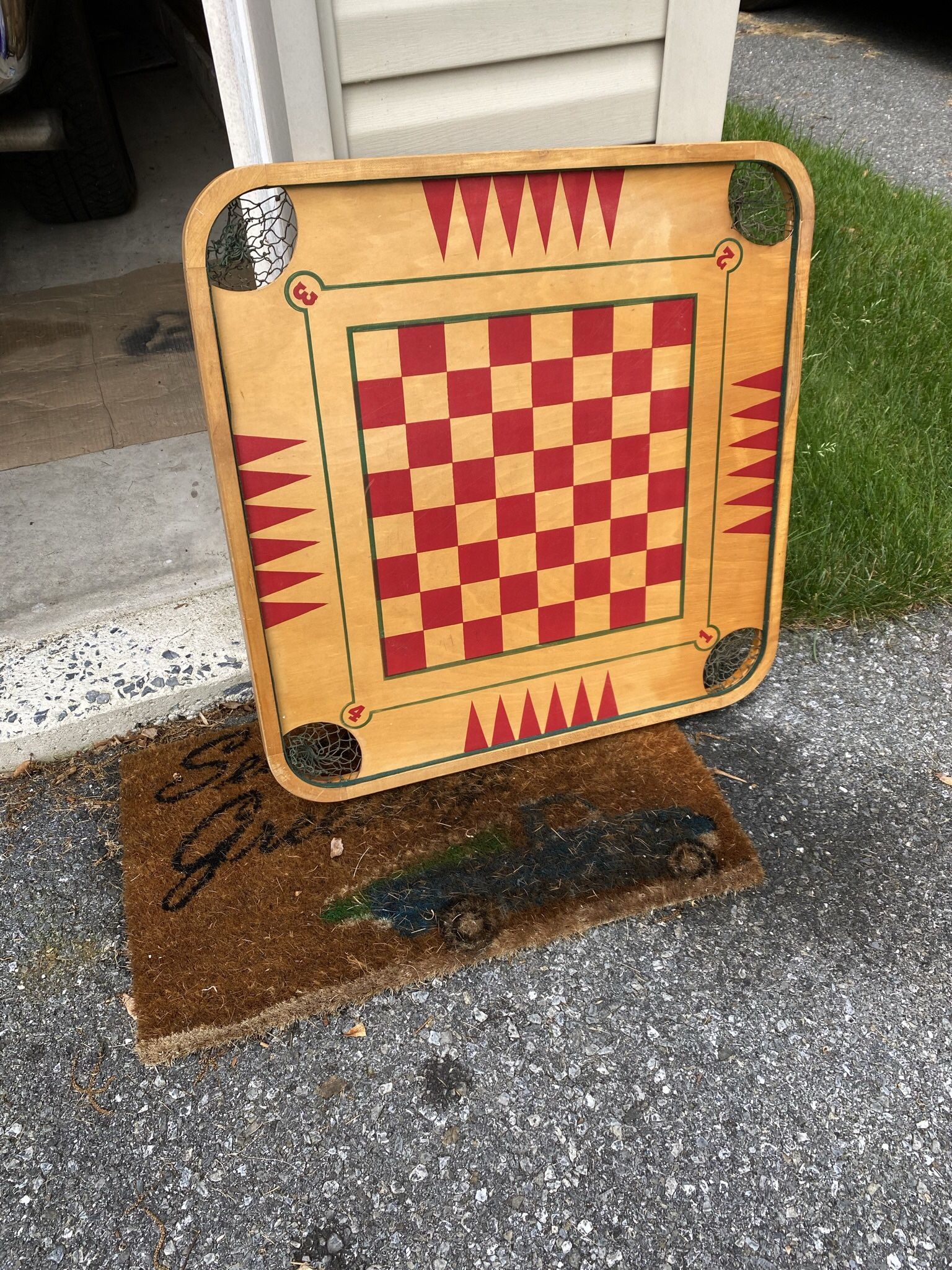 Vintage wooden Game boards