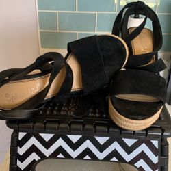 Splendid 7.5 Espadrilles Black 